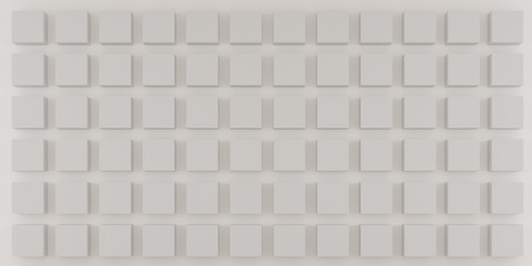 Closeup of the row box pattern,3d rendering 