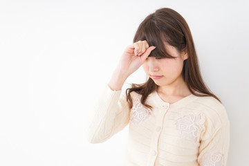 病気の女性