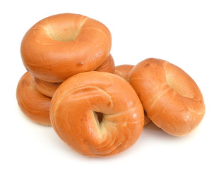 bagels isolated on white background