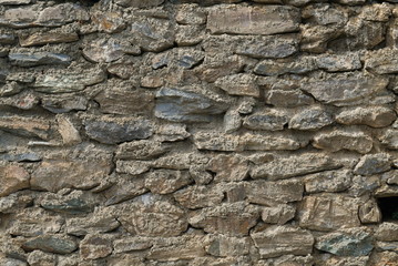 old natural stone wall