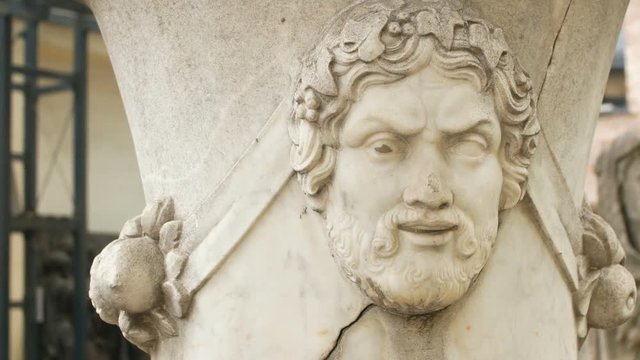 Antique sculpture in the museum