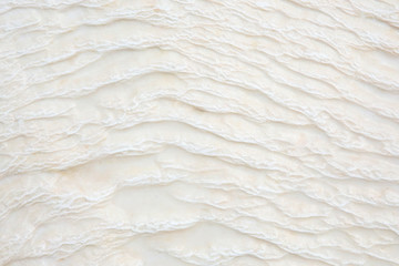 texture of travertine in Pamukkale. Turkey