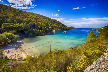 Beautiful Stoncica beach, Vis island - Croatia