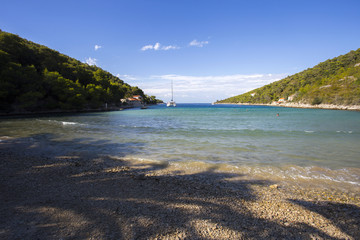 Stoncica sand beach, Vis island - Croatia