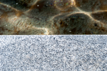 Water and marble