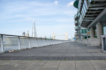 path to Tower Bridge