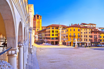 Fototapeta na wymiar Piazza della Liberta square in Udine landmarks view