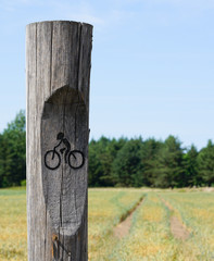 bicycle path sign