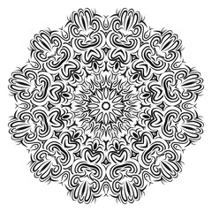 beautiful flower mandala. decorative vector. gold, black color. Super vector illustration.