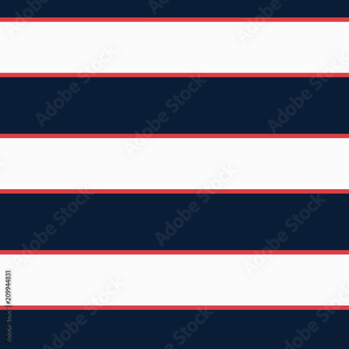 Seamless Vector Stripe Nautical Pattern With Colored