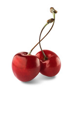 Cherry isolated on white background