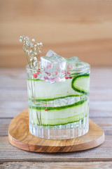 	ID: 794076517 fancy gin and tonic selection drink alcohol cocktail craft fresh fruit spices mint...