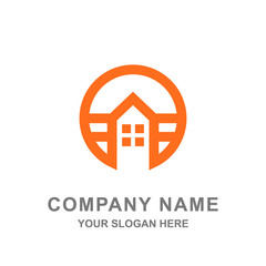Hotel Homestay House Logo Vector 
