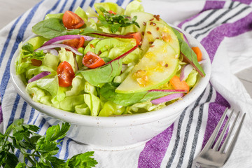 Delicious vegetable salad