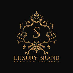 logo luxury S
