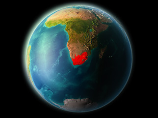 South Africa in the evening