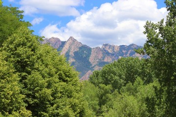 Salt lake wasatch range