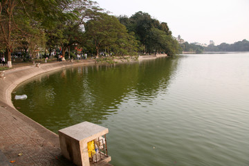 Fototapeta premium Around Hoan Kiem Lake, Hanoi