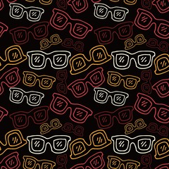 m_2006_0751_eyeglasses icon seamless pattern