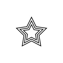 Obraz premium star line icon. Element of star icon for mobile concept and web apps. Thin line star icon can be used for web and mobile. Premium icon