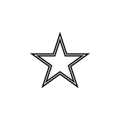 star line icon. Element of star icon for mobile concept and web apps. Thin line star icon can be used for web and mobile. Premium icon