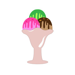 Isolated ice cream icon