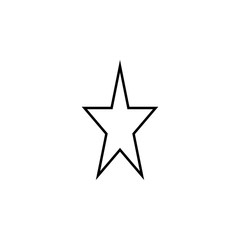 star line icon. Element of star icon for mobile concept and web apps. Thin line star icon can be used for web and mobile. Premium icon