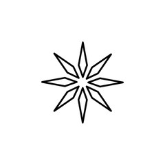 Obraz premium star line icon. Element of star icon for mobile concept and web apps. Thin line star icon can be used for web and mobile. Premium icon