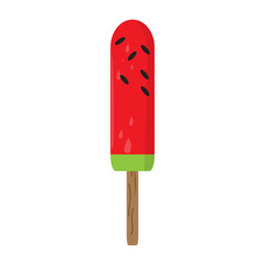 Isolated sweet popsicle icon