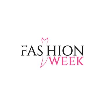 Fashion Week Vector Template Design Illustration