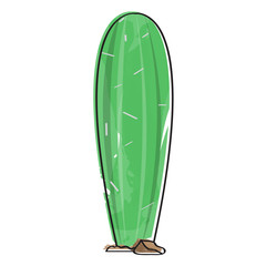Isolated retro cactus icon