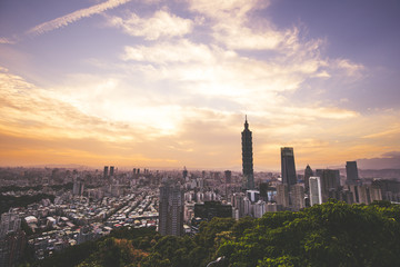 Fototapeta premium 台湾 台北の都市風景