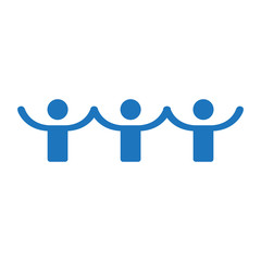 Isolated business teamwork icon