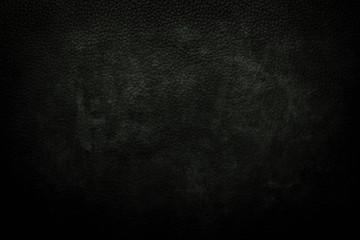 dark green leather background or texture