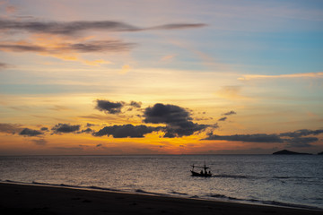 Seascape on Koh Tao Thailand.