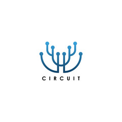 Electrical circuit logo