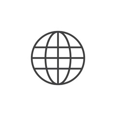 Globe Vector Template Design Illustration