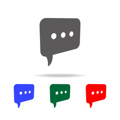 communication bubble icon. Elements of conversation in multi colored icons. Premium quality graphic design icon. Simple icon for websites and web design