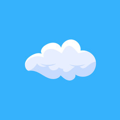 3d clouds flat illustration. Element of book icon for mobile concept and web apps. Colored 3d clouds flat illustration icon can be used for web and mobile. Premium icon