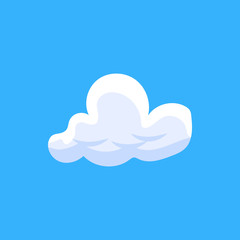 3d clouds flat illustration. Element of book icon for mobile concept and web apps. Colored 3d clouds flat illustration icon can be used for web and mobile. Premium icon