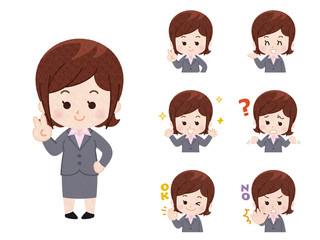 OL　女性　バリエーション