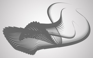 abstract shape transformation background  vector