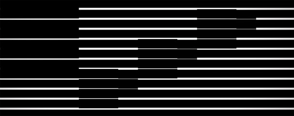 optical art square line vector, op art, black and white