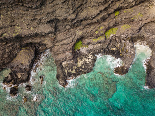 Rocky Coastal Landscape Oahu Hawaii