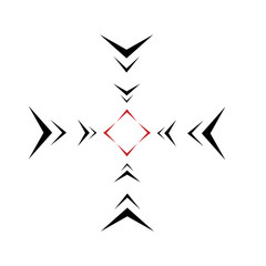 target icon, crosshair sign sniper stylish vector sniper symbol of aiming, sight design, bullseye