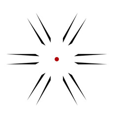 target icon, crosshair sign sniper stylish vector sniper symbol of aiming, sight design, bullseye