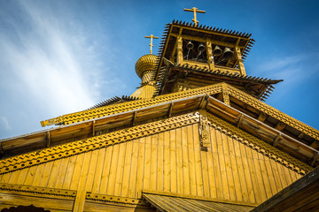 Old wooden Christian Church