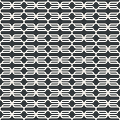 Line symbol seamless abstract pattern monochrome or two colors vector