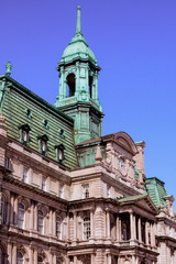 Fototapeta na wymiar canada quebec montreal town hall