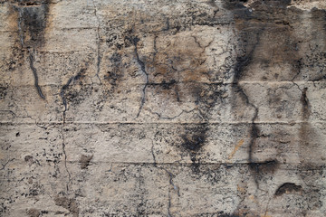 Weathered concrete wall.